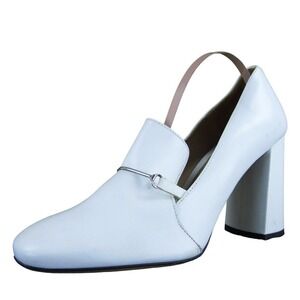 Lewit Women's Pump White Leather Pump 38 Medium Used 2025